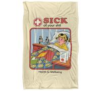 Steven Rhodes Sick Of Your Shit Silky Touch Super Soft Throw Blanket 91 X 147 Cm