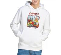 Steven Rhodes Sick Of Your Shit Unisex Hoodie, White, Small
