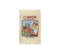 Steven Rhodes Sick Of Your Shit Silky Touch Super Soft Throw Blanket 152 X 127 Cm
