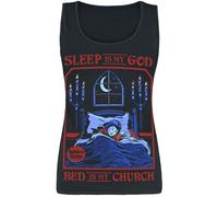 Steven Rhodes Sleep is my God - Bed is my Church Top black XL