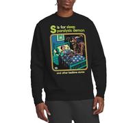 Steven Rhodes Sleep Paralysis Demon Unisex Sweatshirt, Black, Large