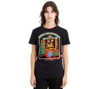 Steven Rhodes Smells Like Christmas Ladies T Shirt, Black, Large
