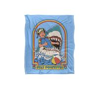 Steven Rhodes Stay Positive Silky Touch Super Soft Throw Blanket 91 X 147 Cm