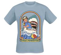 Steven Rhodes Stay Positive T-shirt blue XXL