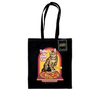 Steven Rhodes Talk To Your Cat Black Tote Bag