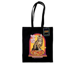 Steven Rhodes (Talk To Your Cat) Black Tote Bag