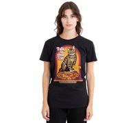 Steven Rhodes Talk to Your Cat Ladies T Shirt, Black, Small