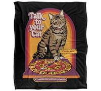 Steven Rhodes Talk To Your Cat Silky Touch Super Soft Throw Blanket 152 X 127 Cm