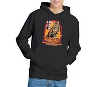 Steven Rhodes Talk To Your Cat Unisex Hoodie, Black, Medium