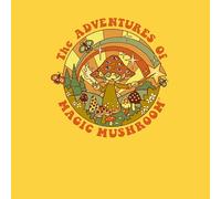 Steven Rhodes The Adventures Of Magic Mushroom Unisex T-Shirt - Yellow - M