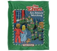 Steven Rhodes The Elves Are Always Watching Silky Touch Super Soft Throw Blanket 152 X 127 Cm