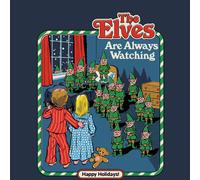 Steven Rhodes The Elves Are Always Watching Sweatshirt - Navy - S - Navy