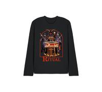 Steven Rhodes The Morning Ritual Unisex Long Sleeve T Shirt, Black, XX-Large