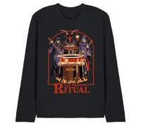 Steven Rhodes The Morning Ritual Unisex Long Sleeve T Shirt, Black, Medium