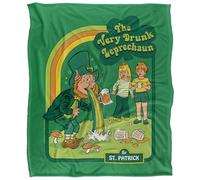 Steven Rhodes The Very Drunk Leprechaun Silky Touch Super Soft Throw Blanket 152 X 127 Cm