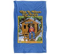 Steven Rhodes This Iis Where I Go Silky Touch Super Soft Throw Blanket | Size: Small Steven Rhodes Multicolor Small