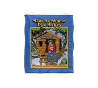 Steven Rhodes This Iis Where I Go Silky Touch Super Soft Throw Blanket 91 X 147 Cm