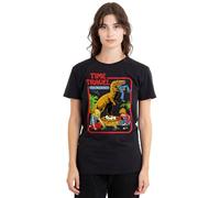 Steven Rhodes Time Travel Ladies T Shirt, Black, Medium