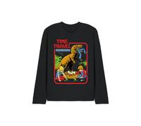 Steven Rhodes Time Travel Long Sleeve T-Shirt, Black | Size: Medium Steven Rhodes Black M