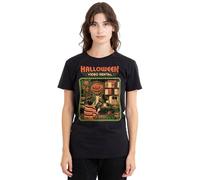 Steven Rhodes Video Rentals Ladies T Shirt, Black, X-Large