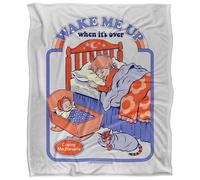 Steven Rhodes Wake Me Up Silky Touch Super Soft Throw Blanket 152 X 127 Cm