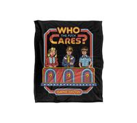 Steven Rhodes Who Cares Silky Touch Super Soft Throw Blanket 152 X 127 Cm