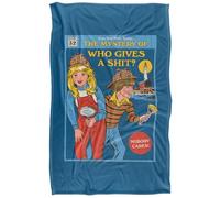 Steven Rhodes Who Gives A Shit Silky Touch Super Soft Throw Blanket 91 X 147 Cm