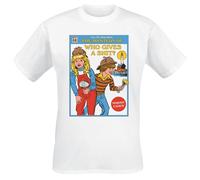 Steven Rhodes Who Gives A Shit? T-Shirt white XL