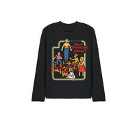 Steven Rhodes Who'S Possessed Johnny Long Sleeve T-Shirt, Black | Size: Medium Steven Rhodes Black M