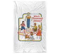 Steven Rhodes Who'S Possessed Johnny Silky Touch Super Soft Throw Blanket 91 X 147 Cm