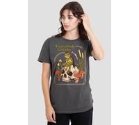 Steven Rhodes Women's Everybody Croaks T-Shirt, Charcoal | Size: Small Steven Rhodes Charcoal S