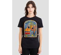 Steven Rhodes Women's Everyones Doing The Spiderwalk T-Shirt, Black | Size: Large Steven Rhodes Black L