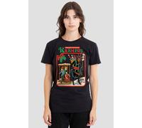 Steven Rhodes Women's Fun With Krampus T-Shirt, Black | Size: Large Steven Rhodes Black L