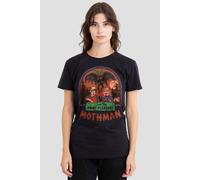 Steven Rhodes Women's I Saw The Mothman T-Shirt, Black | Size: Small Steven Rhodes Black S