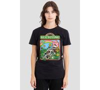 Steven Rhodes Women's Learn About Recycling T-Shirt, Black | Size: Large Steven Rhodes Black L