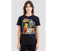 Steven Rhodes Women's Learn To Spell T-Shirt, Black | Size: 2XL Steven Rhodes Black 2XL