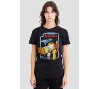 Steven Rhodes Women's Lets Call The Exorcist T-Shirt, Black | Size: XL Steven Rhodes Black XL