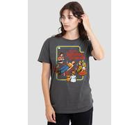 Steven Rhodes Women's Lets Summon Demons T-Shirt, Charcoal | Size: Medium Steven Rhodes Charcoal M