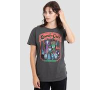 Steven Rhodes Women's Quest For Cats T-Shirt, Charcoal | Size: Medium Steven Rhodes Charcoal M