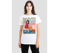 Steven Rhodes Women's See You Later T-Shirt, White | Size: Medium Steven Rhodes White M