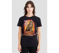 Steven Rhodes Women's Talk To Your Cat T-Shirt, Black | Size: Medium Steven Rhodes Black M