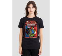 Steven Rhodes Women's Video Games Rot Your Brains T-Shirt, Black | Size: 2XL Steven Rhodes Black 2XL