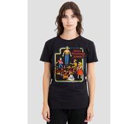 Steven Rhodes Women's Who'S Possessed Johnny T-Shirt, Black | Size: Medium Steven Rhodes Black M