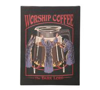 Steven Rhodes Worship Coffee Canvas Art multicolour Onesize