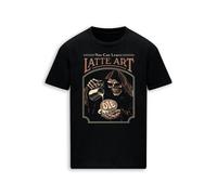 Steven Rhodes You can learn latte art T-Shirt black 3XL