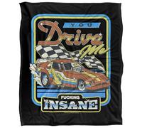 Steven Rhodes You Drive Me Insane Silky Touch Super Soft Throw Blanket 152 X 127 Cm