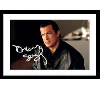 Steven Seagal Autograph Signed & Framed Photo Display