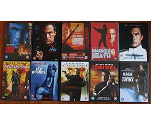 STEVEN SEAGAL COLLECTION 10 DVDS out for justice NICO into the sun EXIT WOUNDS under siege 1 marked for death EXECUTIVE DECISION fire down below...