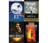 Steven Spielberg 4-Movie Bundle - E.T. The Extra Terrestria (Anniversary Edition) l, War of the Worlds, Saving Private