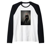 Steven Spielberg Jaws E.T. Director by Michael Grecco Raglan Baseball Tee